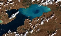 Van Gölü’nün uydu görüntüleri hayran bıraktı