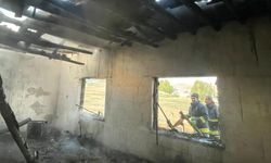 Van'da ev yangını