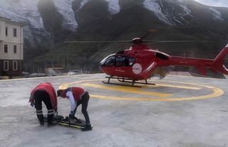 Van'da 164 hasta ambulans helikopterle taşındı