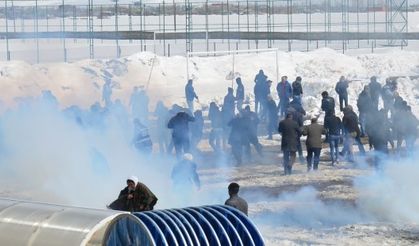 Yüksekova Newroz'un da olaylar çıktı, işte görüntüler