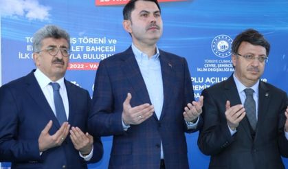 Bakan Kurum Van’da 27 projenin toplu açılışını yaptı