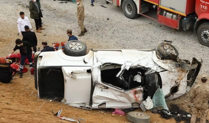 Van'da korkunç kazadan tüyler ürperten görüntüler