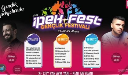 İpekfest Gençlik Festivali için geri sayım başladı