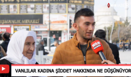 Vanlılar kadına şiddet hakkında ne düşünüyor