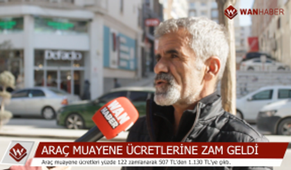 Araç muayene ücretlerine yapılan zam vatandaşı memnun etmedi