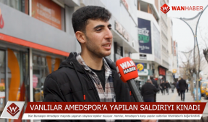 Vanlılardan Bursaspor'a kınama