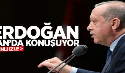 Cumhurbaşkanı Erdoğan Van'da konuşuyor