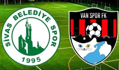 Sivas Belediyespor:1 Vanspor:2  MAÇ ÖZETİ