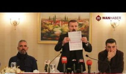 Servet Yenitürk'ten Vanspor açıklaması