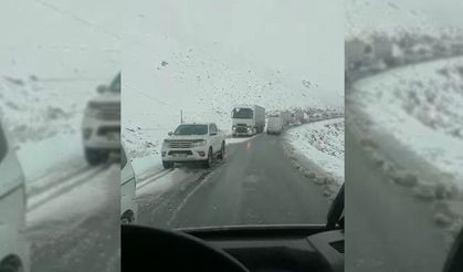 Van'da kar yağışı ulaşımı aksattı