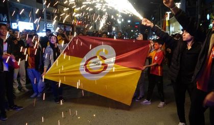 Van’da Galatasaraylılardan şampiyonluk kutlaması