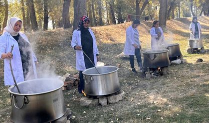 Vanlı kadınlar, iplere doğada topladıkları bitkilerle renk veriyor