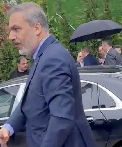 Hakan Fidan, Erdoğan ile birlikte cenazeye katıldı