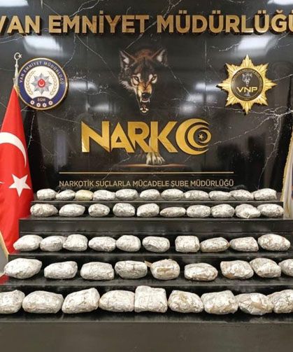 Van'da 19 kilo 660 gram skunk ele geçirildi