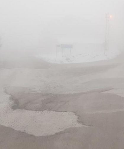 Başkale'de görüş mesafesi 5 metreye kadar düştü