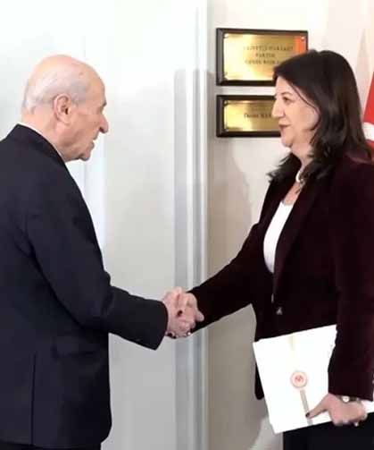 MHP Lideri Bahçeli, DEM Parti heyetini kabul etti
