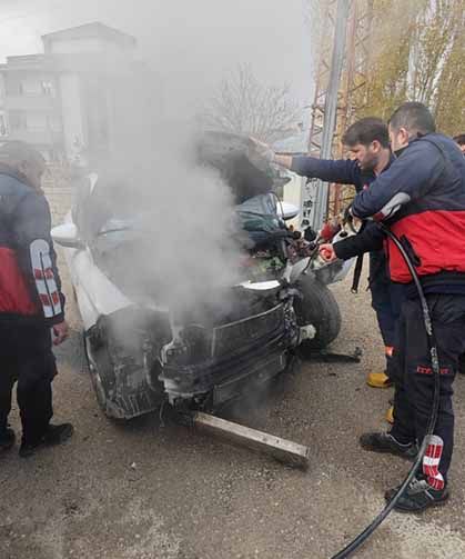 Van’da trafik kazası: 1 kişi yaralandı