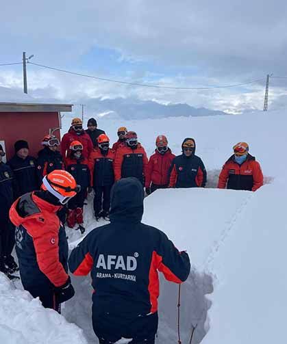 AFAD personeline ‘Çığda Farkındalık Eğitimi’ verildi
