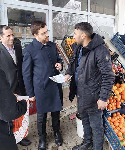 Müftü Geylani esnafla bir araya geldi