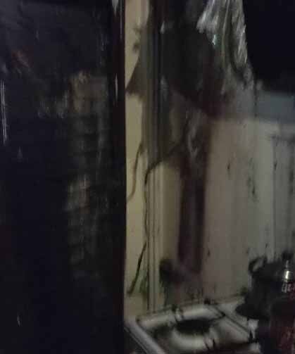 Van’da ev yangını