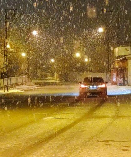 Van'da lapa lapa kar yağdı