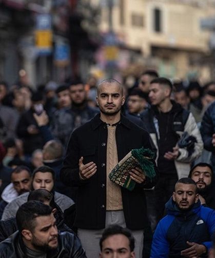 Filistinliler bayram namazını Mescid-i Aksa çevresinde kıldı