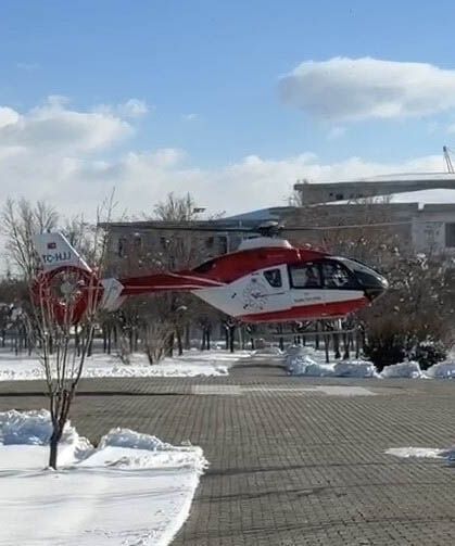 37 haftalık gebe helikopter ambulansla Van'a sevk edildi
