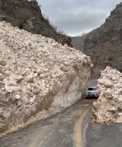 Çığ tünellerinde yolculuk