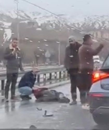 Otomobilin çarptığı bisiklet sürücüsü ağır yaralandı