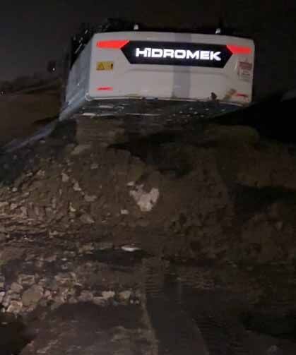 Yüksekova'da heyelan