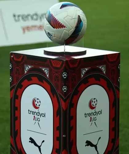 Trendyol 1. Lig'de 37. hafta programı açıklandı