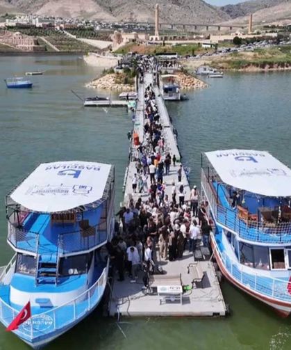 Hasankeyf'te bayram yoğunluğu