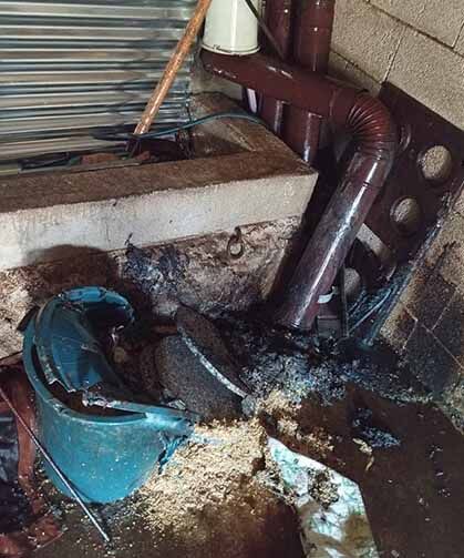 Muradiye’de tandır evi yangını