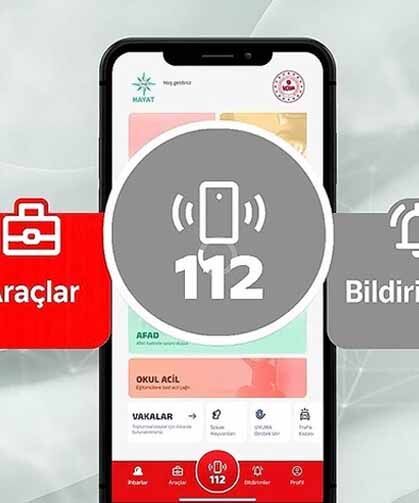 "HAYAT 112 Acil" uygulamasının indirilme sayısı yarım milyonu aştı