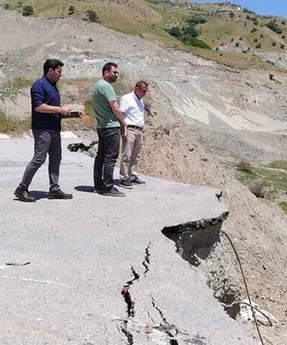 Hakkari'deki heyelanın boyutu ortaya çıktı