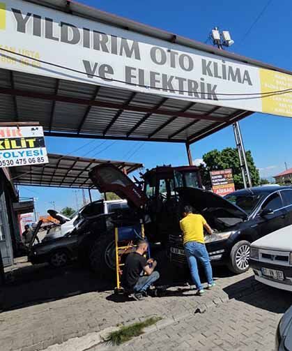 Van'da sürücüler sanayiye akın etti