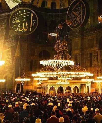 Cumhurbaşkanı Erdoğan'dan Ayasofya paylaşımı