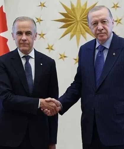 Erdoğan, NATO Ankara Zirvesi kapsamında Kanada Başbakanı Carney'i kabul etti