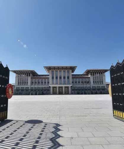 Cumhurbaşkanlığı külliyesi zirveye hazır
