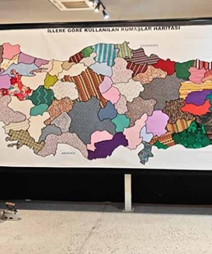 81 ilin kumaşı, Türkiye haritasında buluştu