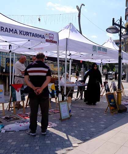 Van'da Filistin'e destek resim sergisi açıldı