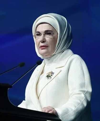 Emine Erdoğan, 6. Lider Eşleri Zirvesi'ne video mesaj gönderdi