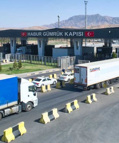 Habur'da günlük TIR çıkış rekoru kırıldı