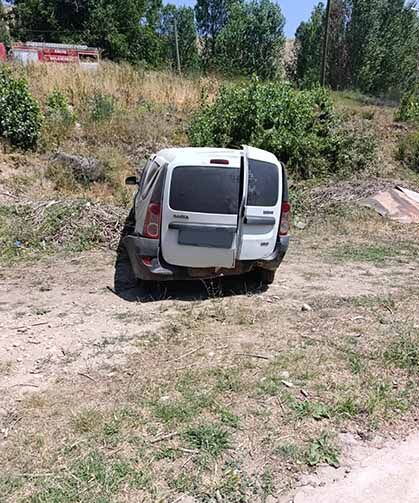 Van Erciş’te maddi hasarlı trafik kazası