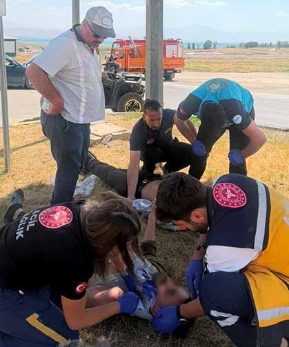 Van’da trafik kazası:2 yaralı