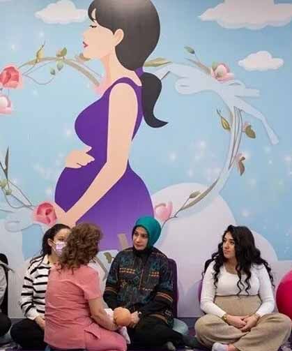 Gebe okullarından milyonlarca anne adayına destek