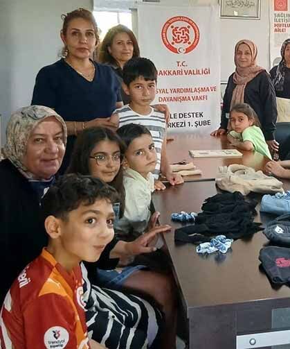 Hakkâri’de minik eller iklim değişikliğine dikkat çekti