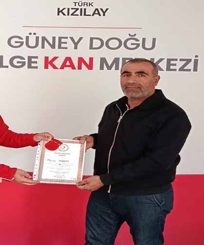 Kızılay’dan duyarlı vatandaşa anlamlı ödül