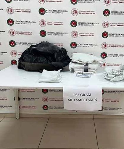 Esendere'de 1 kilo metamfetamin ele geçirildi