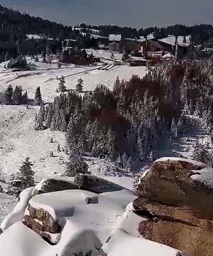 Uludağ’da kar kalınlığı 20 santime ulaştı